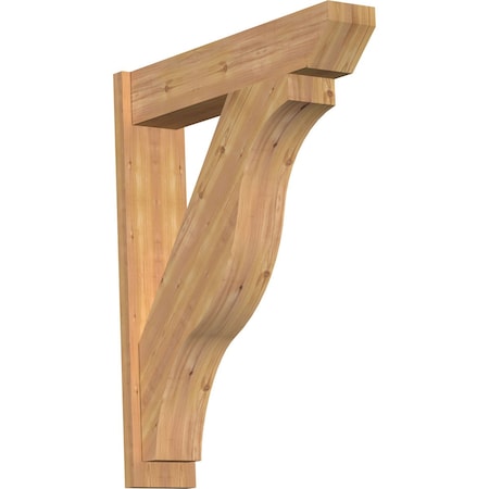 Ekena Millwork Funston Slat Smooth Outlooker, Western Red Cedar, 7 1/2"W x 34"D x 42"H OUT08X34X42FST06SWR